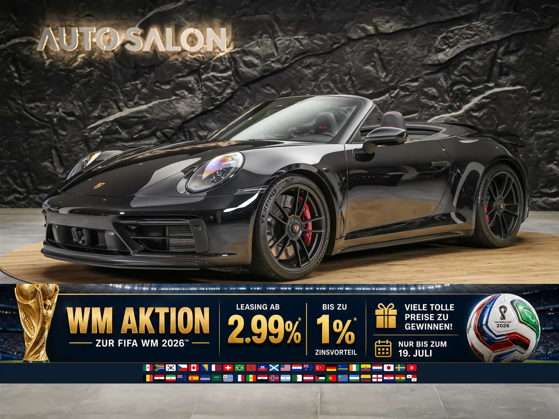 PORSCHE 911 Carrera GTS Cabriolet PDK *Vierradlenkung*Abstandsregler*360° Kamera*