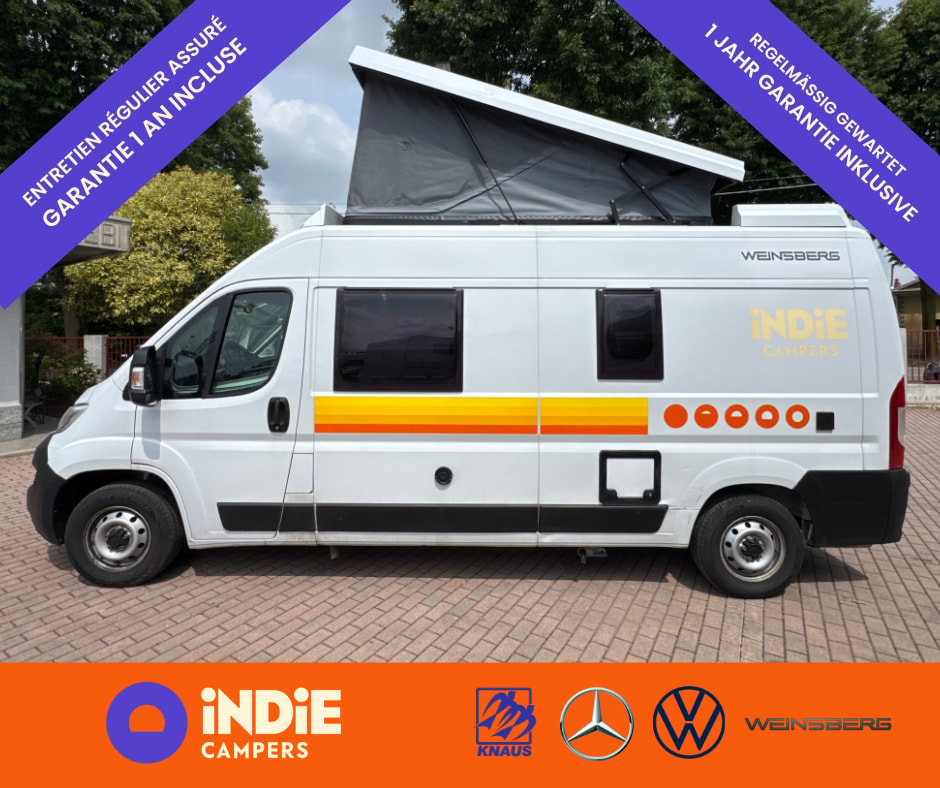 FIAT 2024 Fiat Ducato Weinsberg Carabus | Schaltgetriebe | Aufstelldach
