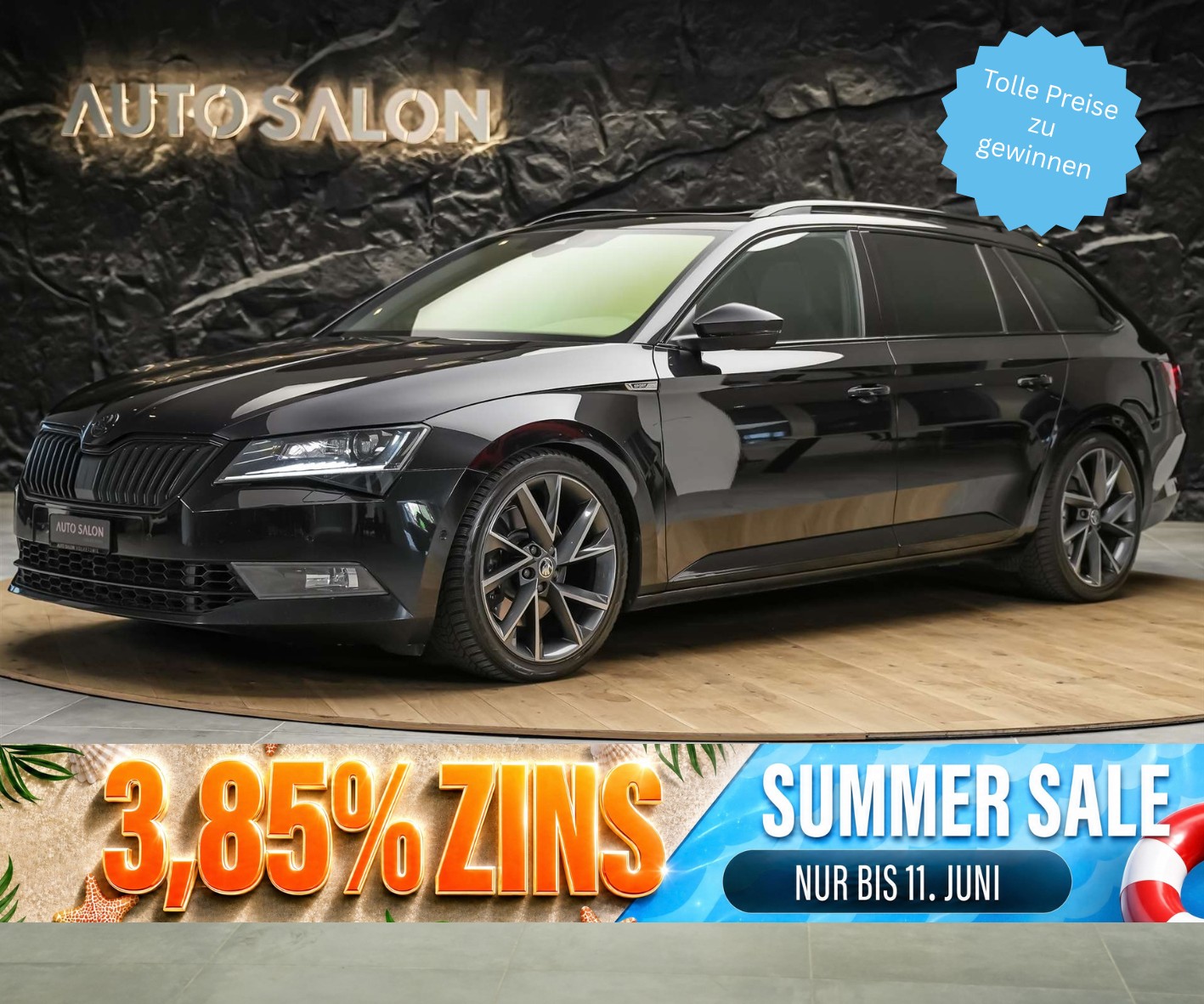 SKODA Superb Combi 2.0 TSI SportLine+ DSG 4x4 *CH-Auto*Panorama*ACC*