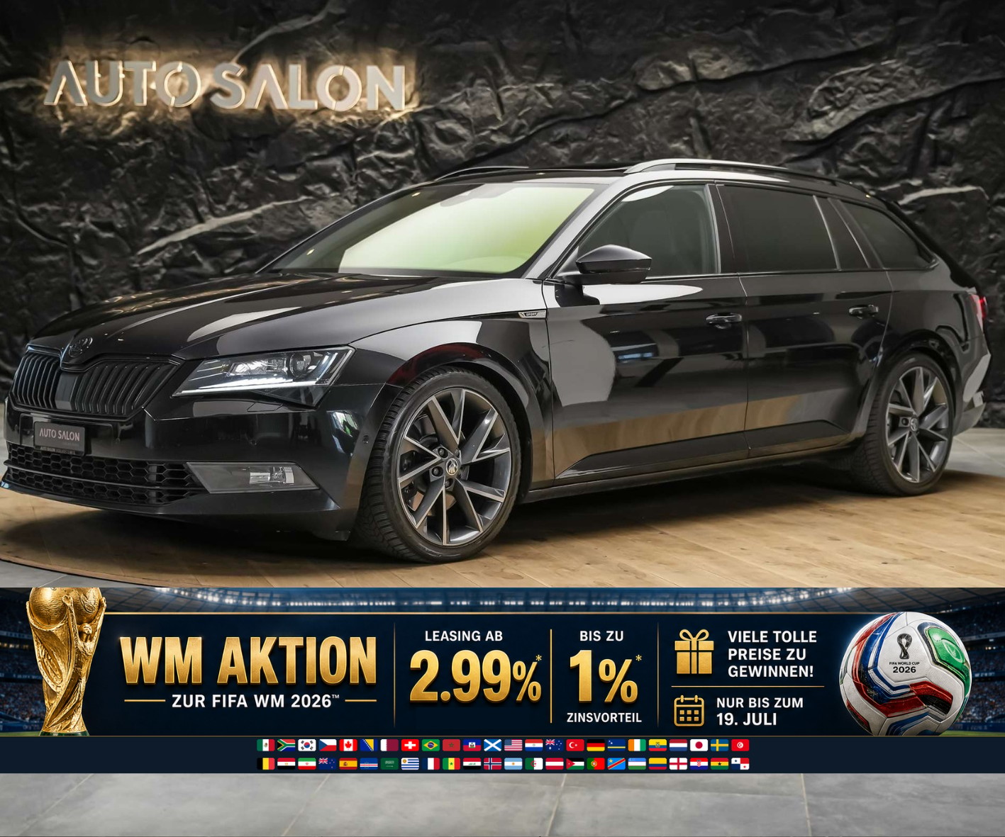 SKODA Superb Combi 2.0 TSI SportLine+ DSG 4x4 *CH-Auto*Panorama*ACC*-image-0