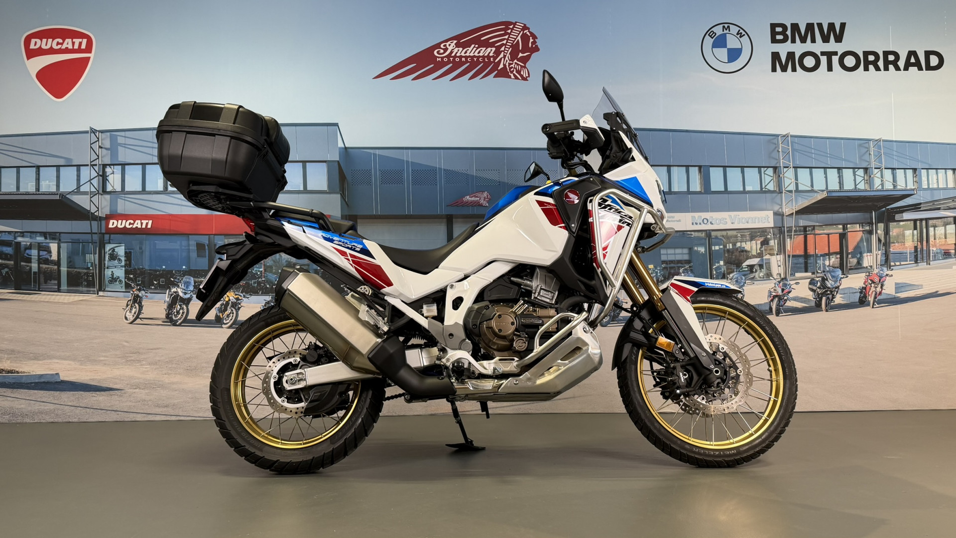 HONDA CRF 1100 L Africa Twin Adventure Sports DCT Tricol rabaissée-image-5