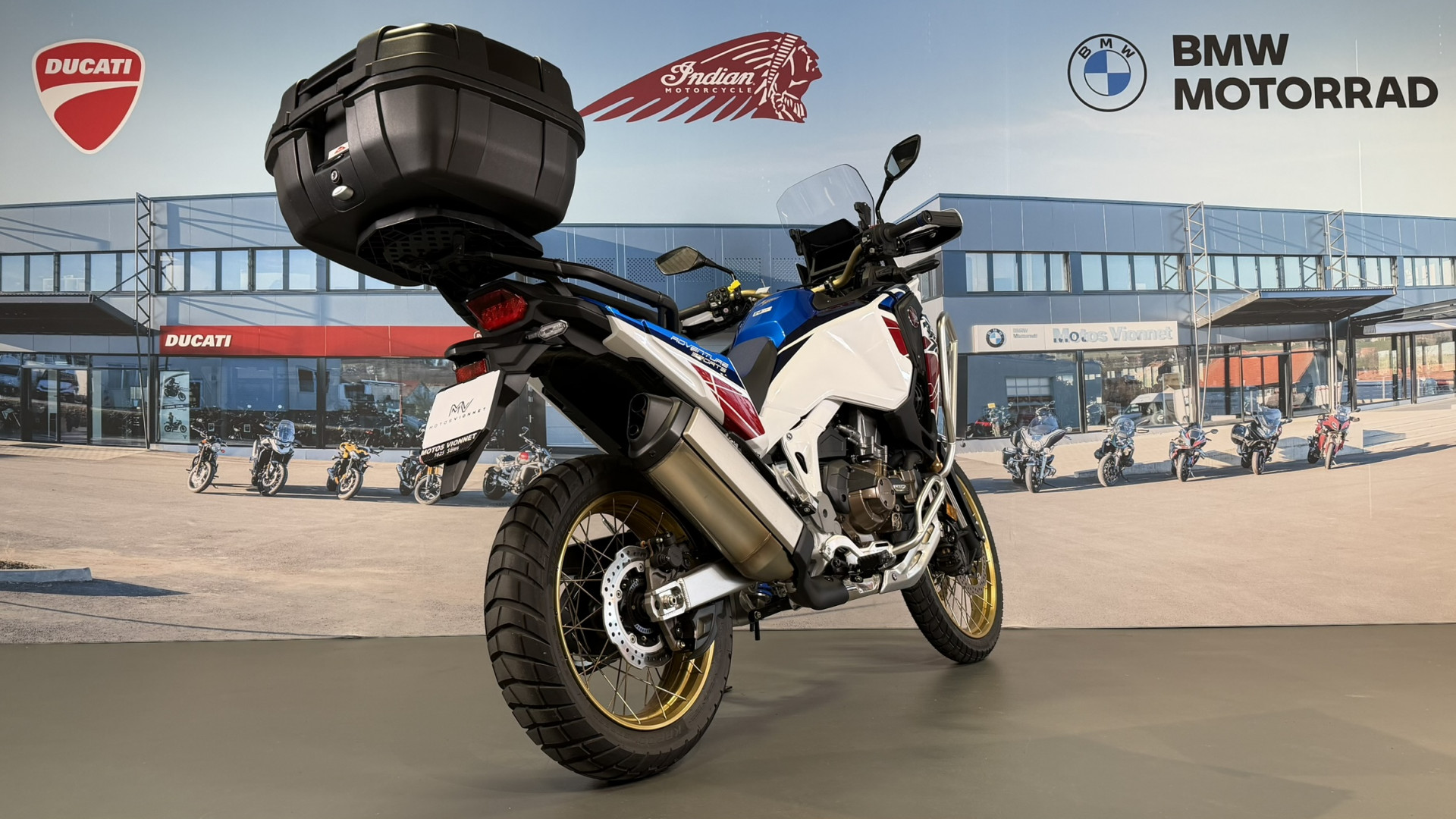 HONDA CRF 1100 L Africa Twin Adventure Sports DCT Tricol rabaissée-image-4
