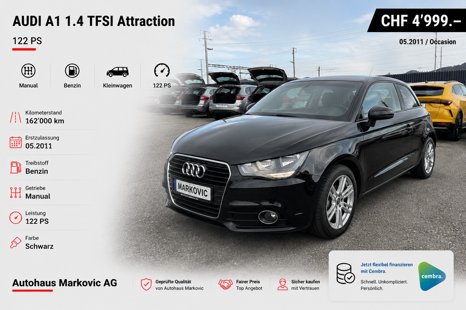 AUDI A1 1.4 TFSI Attraction