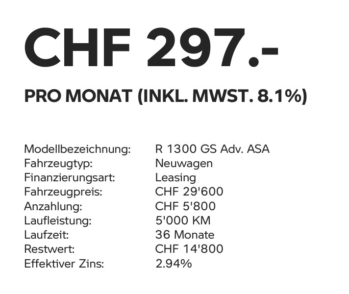 BMW R 1300 GS Adventure - mit 2.94%-Leasing ab 297.-/Monat möglich*-image-4