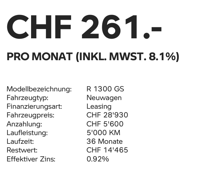 BMW R 1300 GS - mit 0.9%-Leasing ab 261.-/Monat möglich*-image-11
