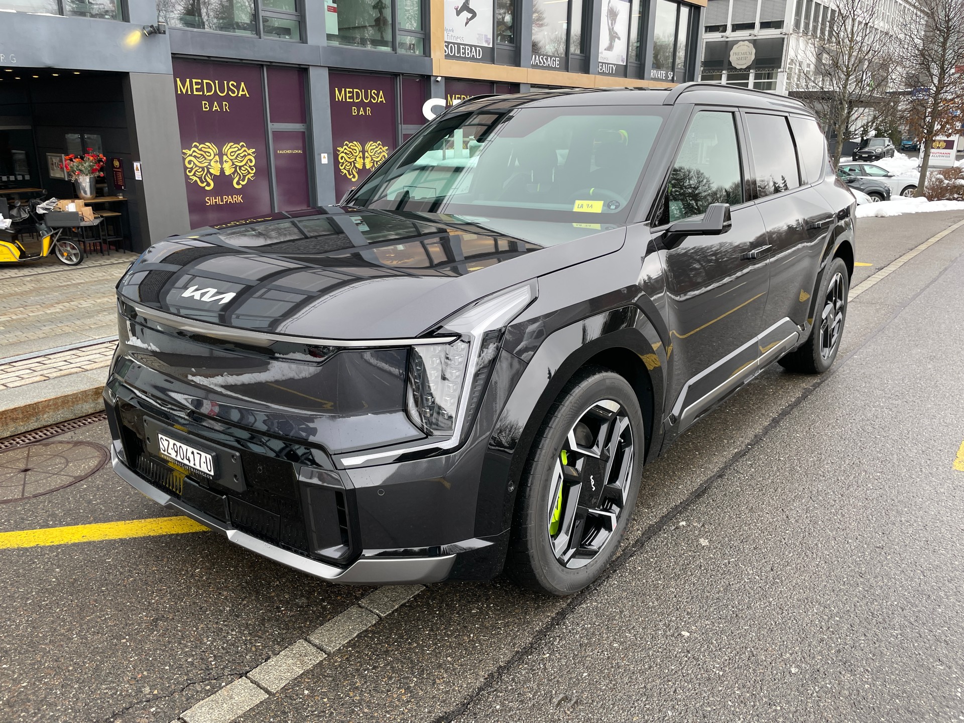 KIA EV9 99,8 kWh GT 4x4 mit Panorama Schiebedach und Digitale Rückspiegel