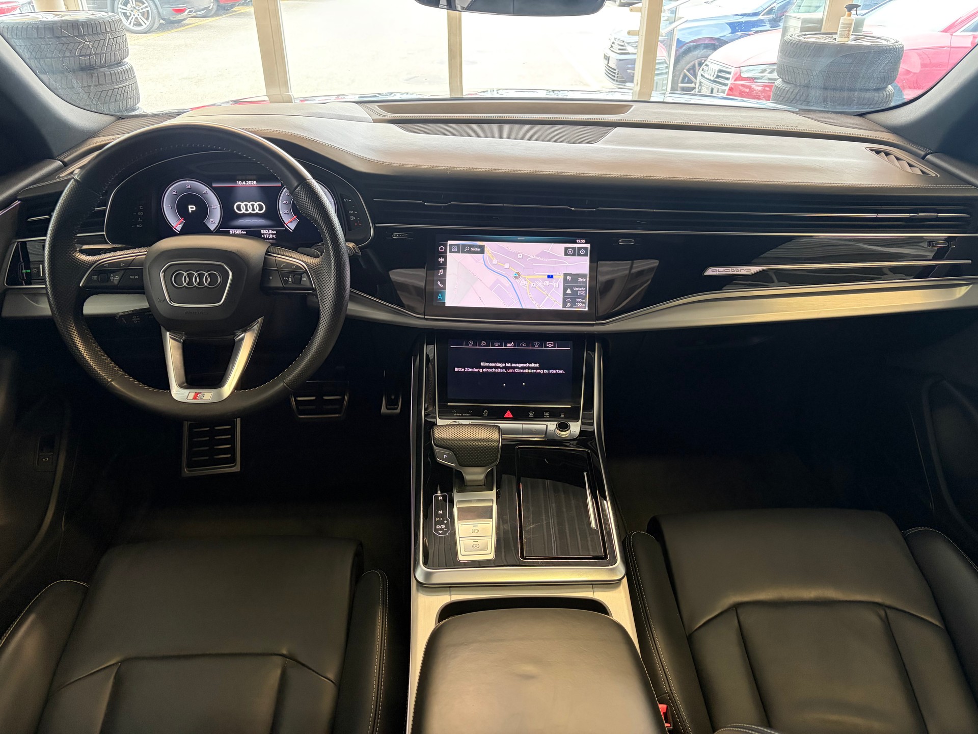 AUDI Q8 50 TDI quattro S-LINE | CH Fahrzeug | Black Paket | Pano | AHK | Luftfederung | B&O Sound | Head Up | Matrix |-image-13