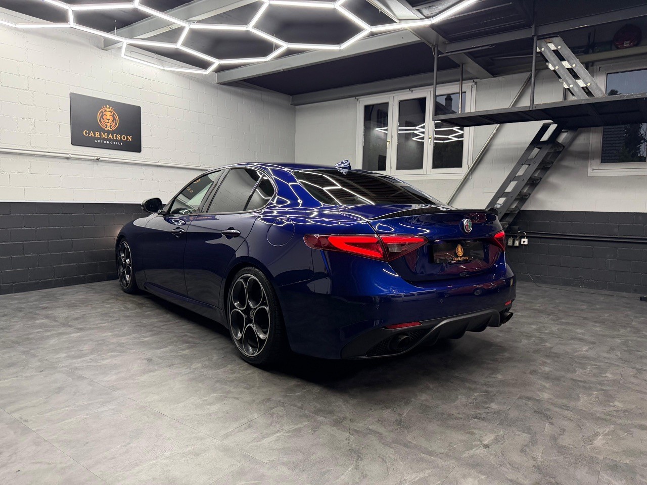 ALFA ROMEO Giulia 2.0 Veloce TI Q4 Automatic | Carbon | Ragazzon Auspuff | H&R Federn-image-8