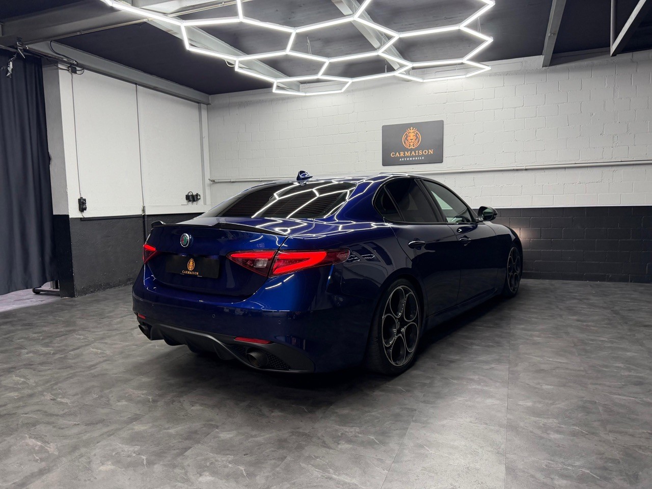 ALFA ROMEO Giulia 2.0 Veloce TI Q4 Automatic | Carbon | Ragazzon Auspuff | H&R Federn-image-10