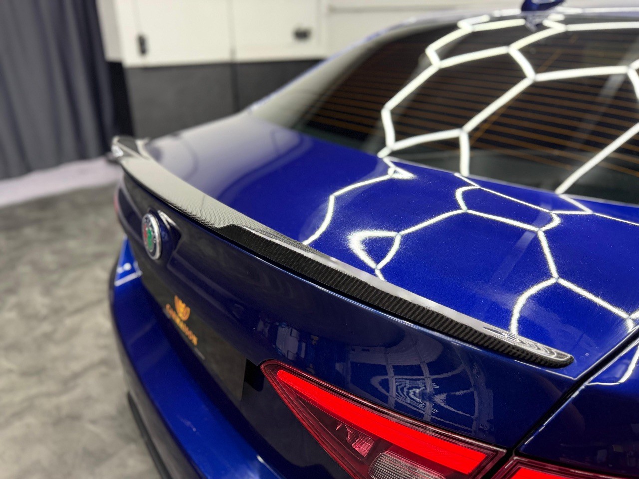 ALFA ROMEO Giulia 2.0 Veloce TI Q4 Automatic | Carbon | Ragazzon Auspuff | H&R Federn-image-12
