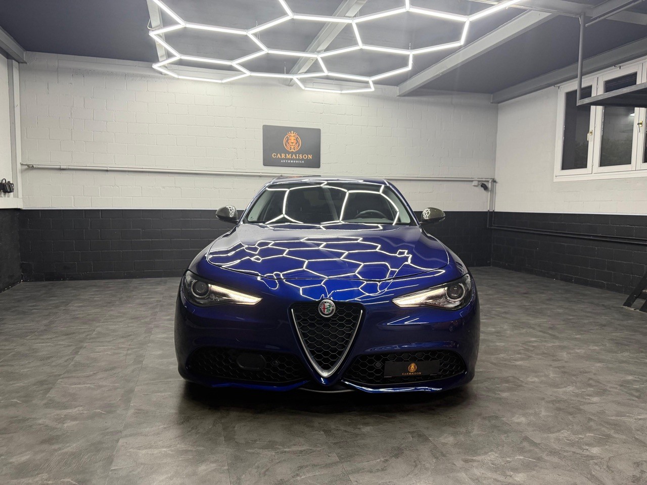 ALFA ROMEO Giulia 2.0 Veloce TI Q4 Automatic | Carbon | Ragazzon Auspuff | H&R Federn-showroom-element-1