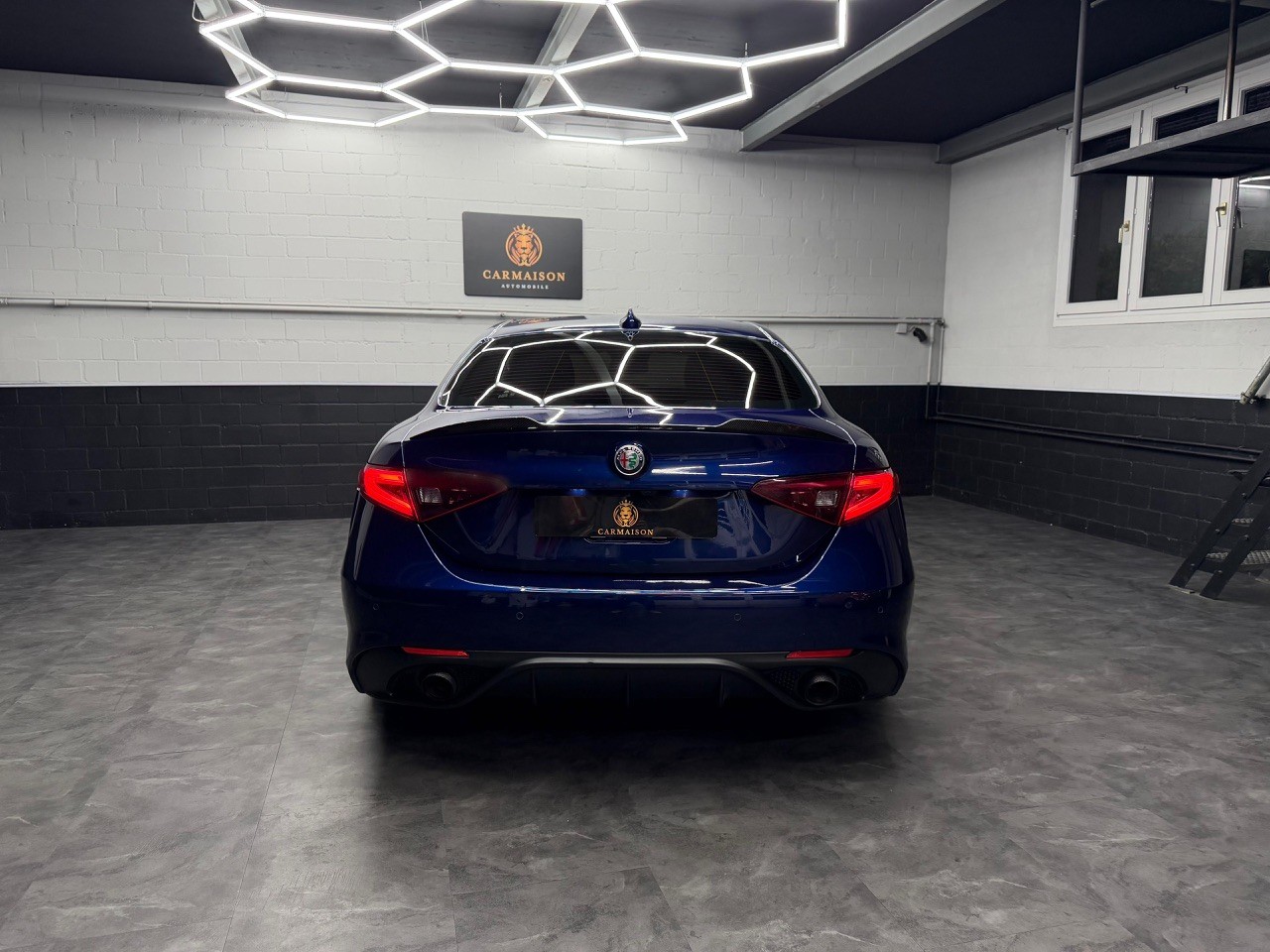 ALFA ROMEO Giulia 2.0 Veloce TI Q4 Automatic | Carbon | Ragazzon Auspuff | H&R Federn-image-9