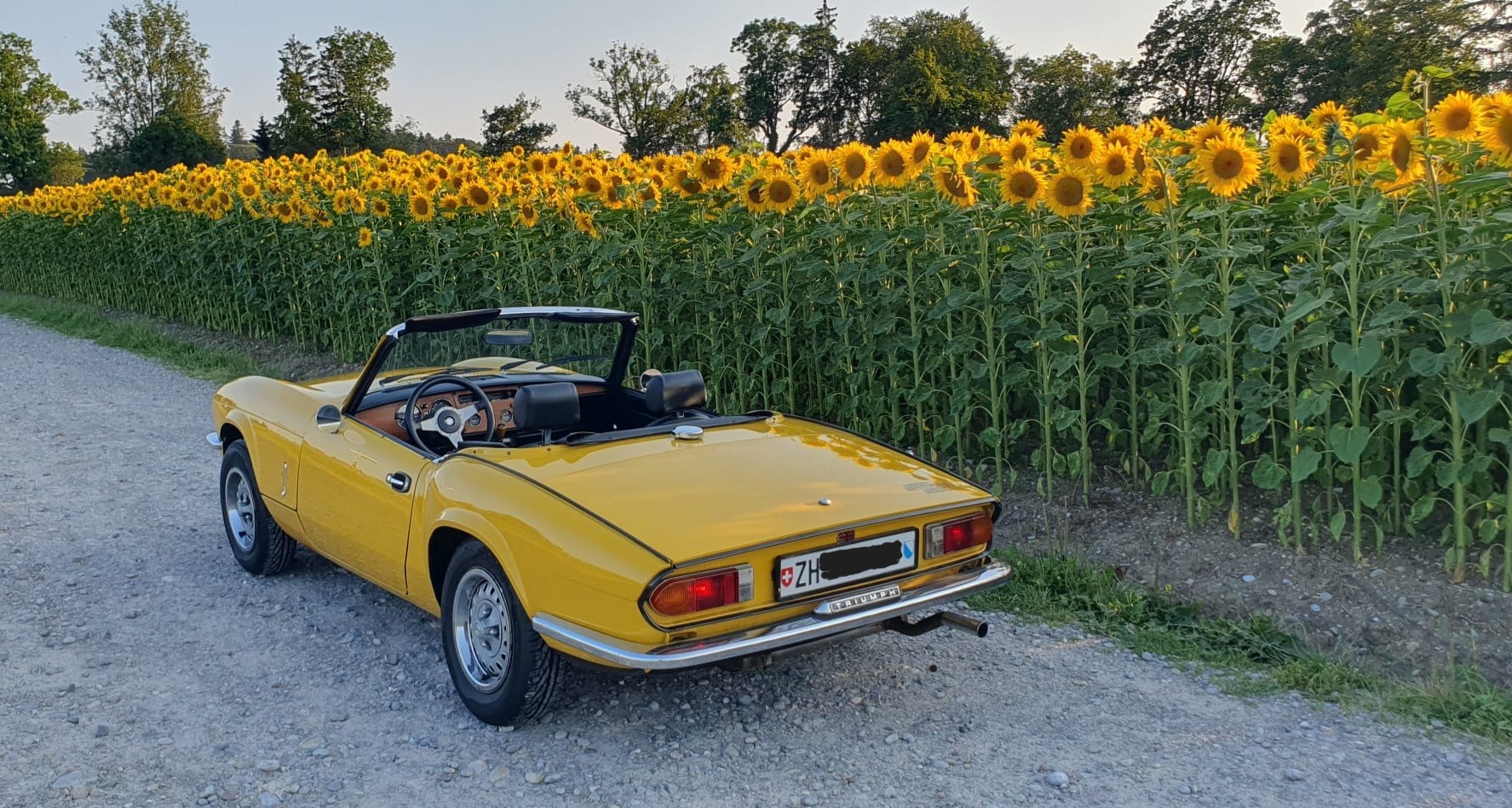 TRIUMPH Schöner Originaler Spitfire Veteran /MFK 10.24 2.Hand viel Zubehör-image-4
