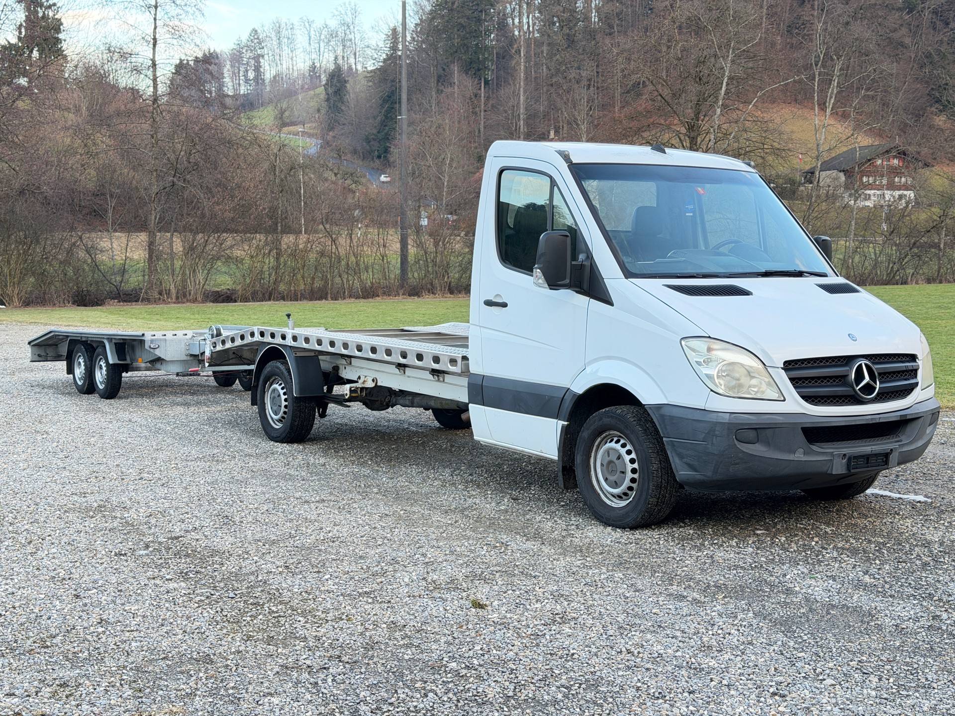 MERCEDES-BENZ AUTOTRANSPORTER 1600 kg Nutzlast mit Anhänger-image-1