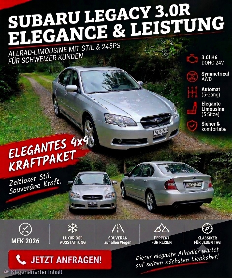 SUBARU Legacy 3.0R AWD Executive