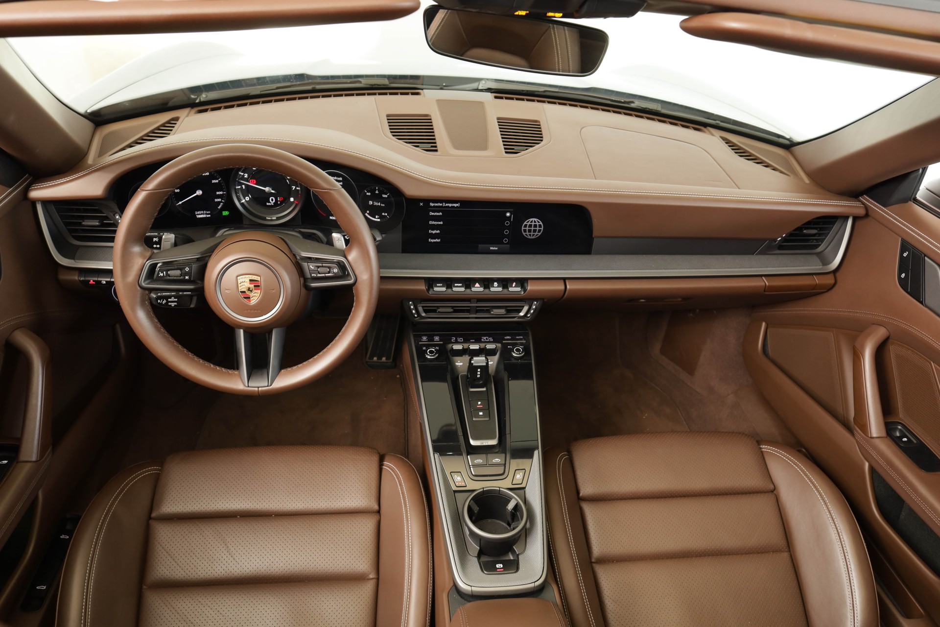 PORSCHE 911 Targa 4 PDK • Échappement sport • BOSE • Cuir intégral brun-image-16