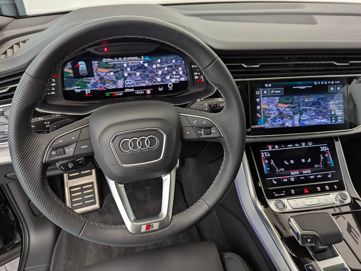 AUDI Q7 SUV 3.0 V6 50 TDI S Line quattro T-Tronic*2xS-LINE ALL-BLACK B&O 7-SITZER 360CAM AIR 4x4-LENK AHK-image-8