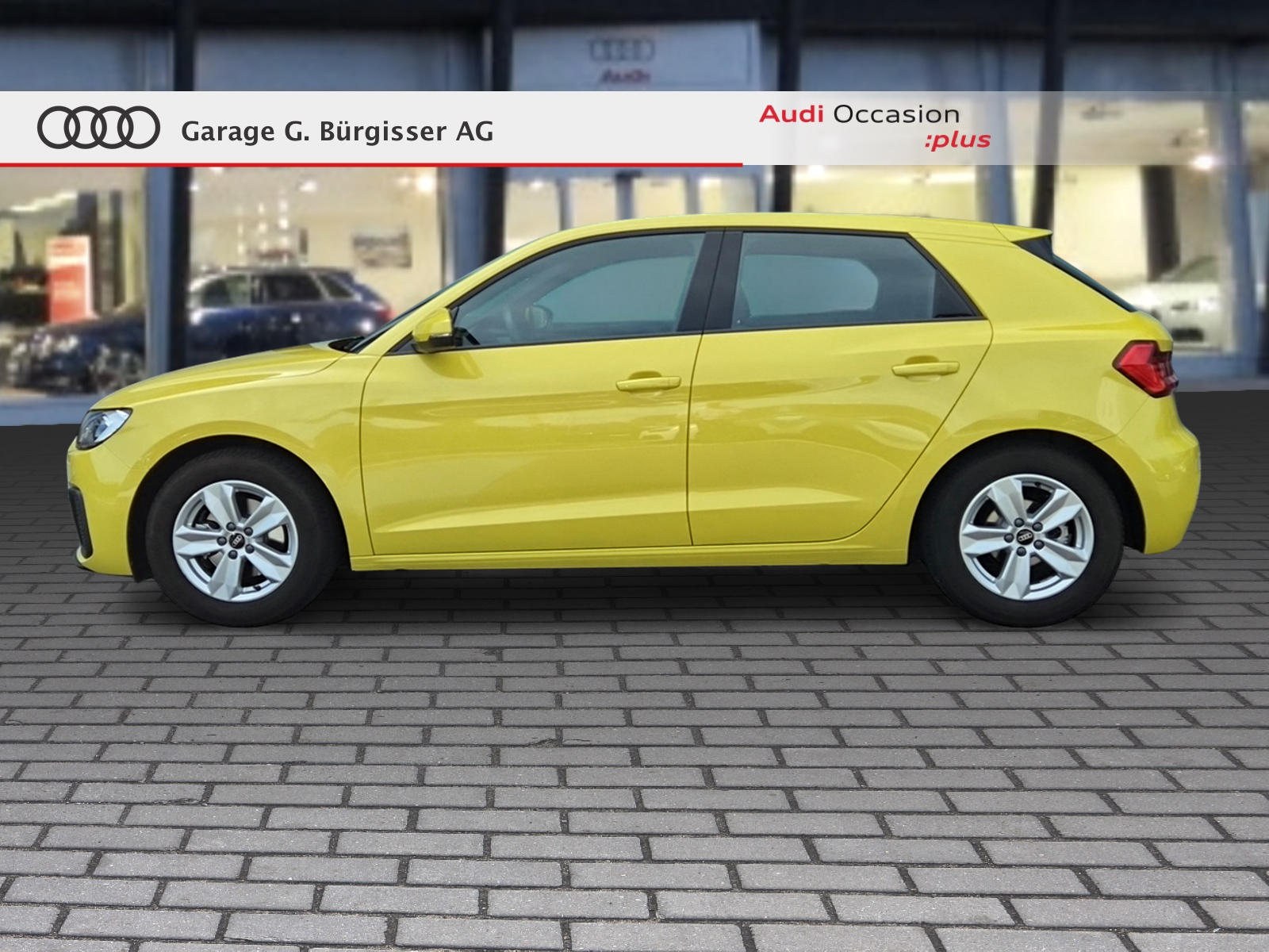 AUDI A1 Sportback 30 TFSI Attraction S-tronic Pythongelb Metallic-showroom-element-2