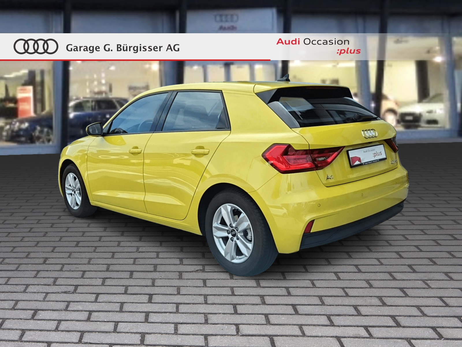 AUDI A1 Sportback 30 TFSI Attraction S-tronic Pythongelb Metallic-showroom-element-3