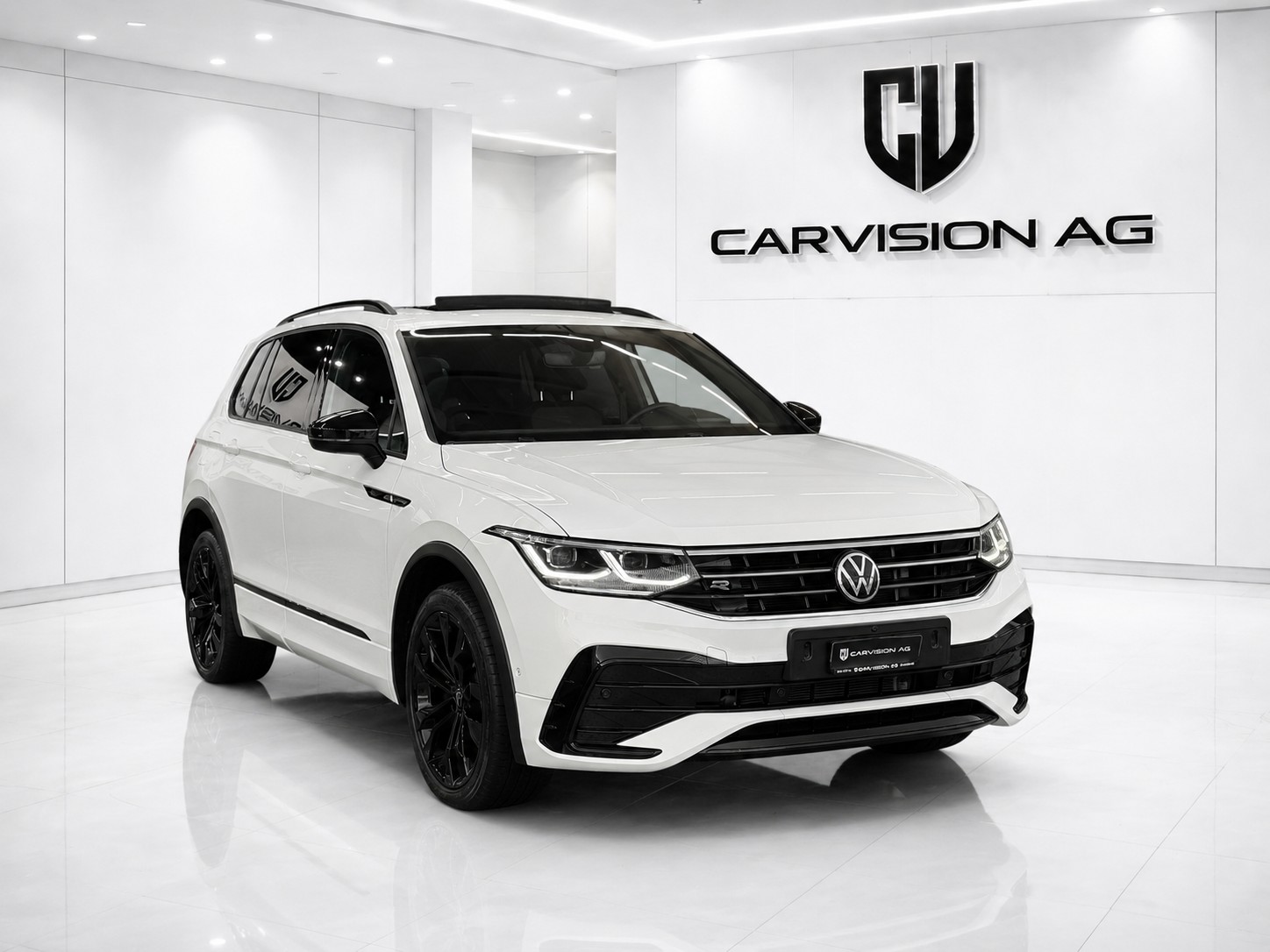 VW Tiguan Allspace 2.0 TDI SCR R-Line 4Motion DSG *7-Plätzer * Anhängerkupplung * Panorama-Glasdach * Black Style * Standheizung *-image-2