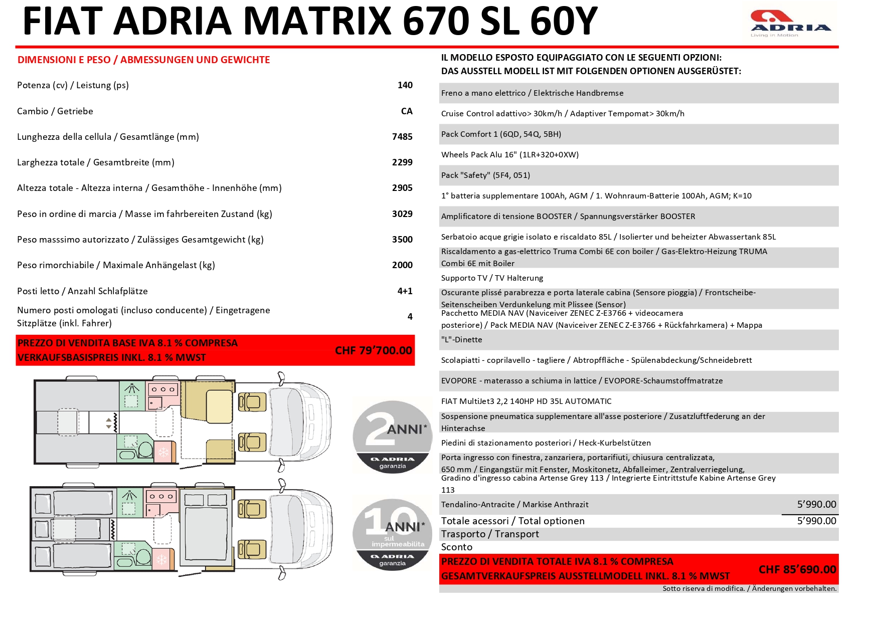 ADRIA MATRIX 670 SL 60Y-image-13