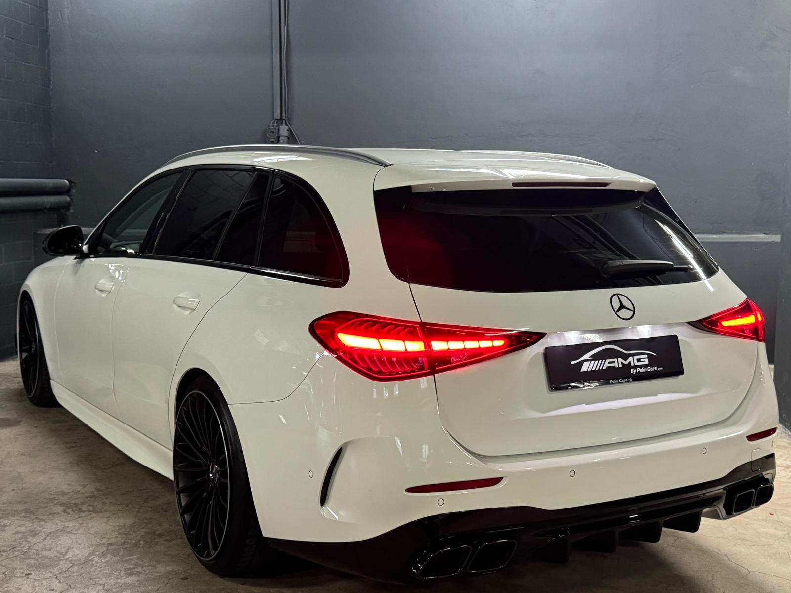 MERCEDES-BENZ C 180 T AMG (C63s AMG Bodykit) Limited White&Black Performance 4Jahre Vollgarantie & Gratisservice-image-6