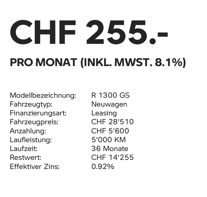 BMW R 1300 GS - mit 0.9%-Leasing ab 255.-/Monat möglich*-image-11