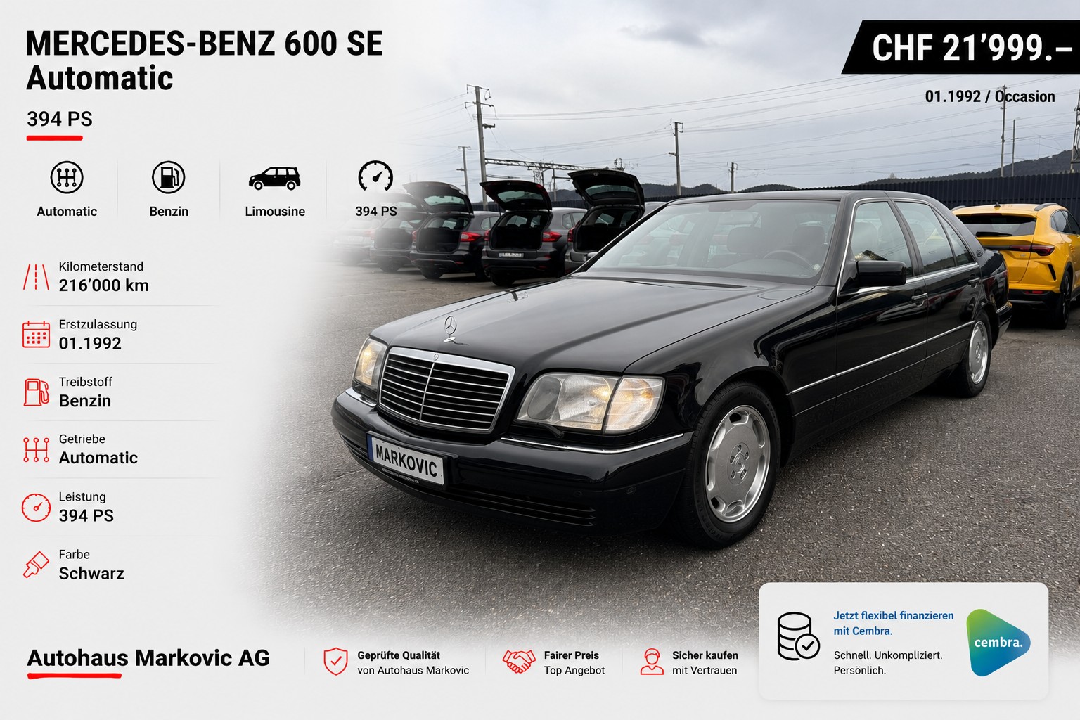 MERCEDES-BENZ 600 SE Automatic