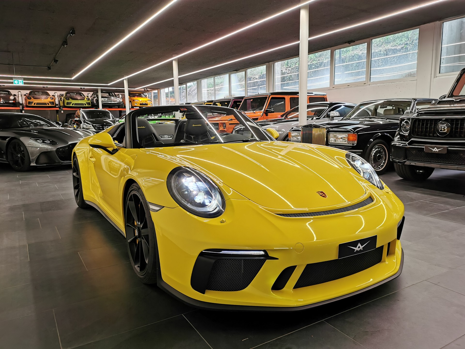 PORSCHE 911 Speedster EXKLUSIVE HANDSCHALTER RACINGGELB LEDER SCHALENSITZE VOLL LIFT PCCB