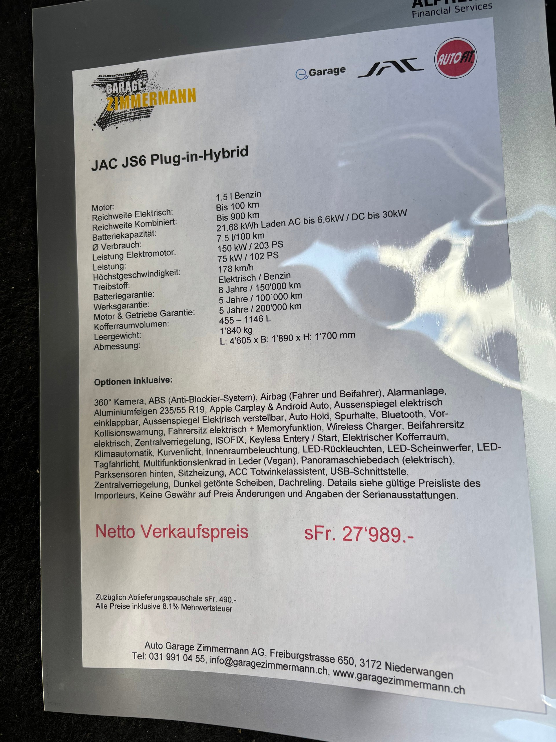JAC JS6 1.5 PHEV-image-10