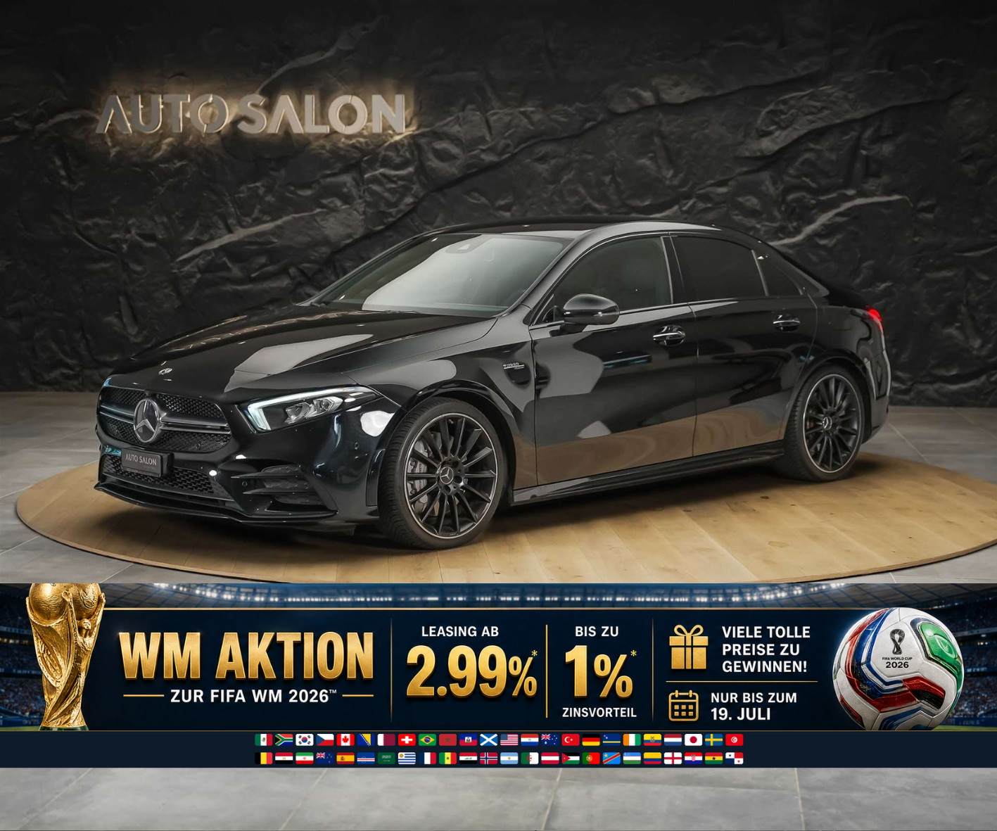 MERCEDES-BENZ A 35 AMG 4Matic Speedshift *Limousine*CH Auto*el. Sitze*360° Kamera*-image-0