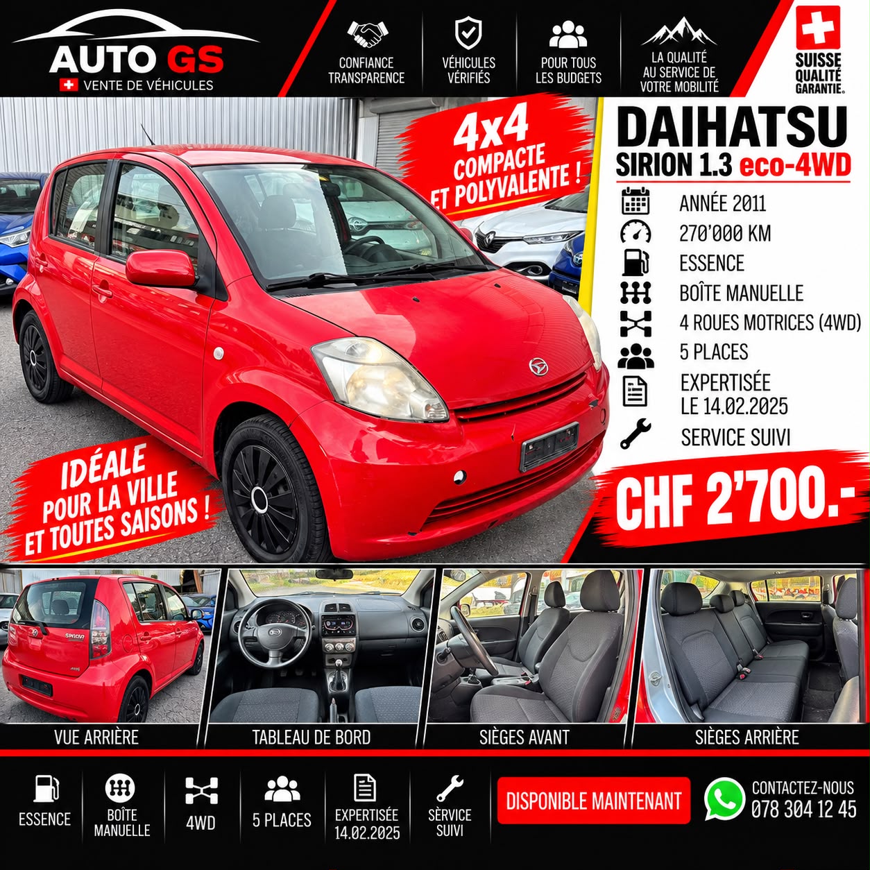 DAIHATSU Sirion 1.3 eco-4WD