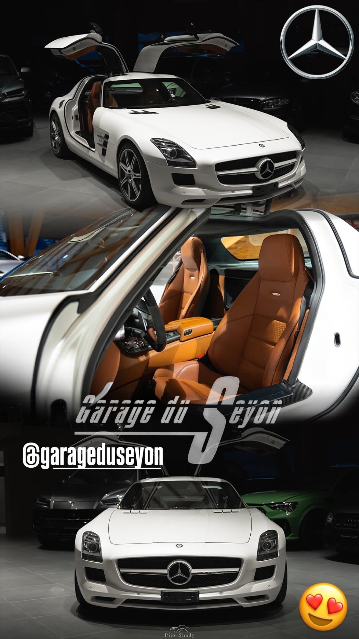 MERCEDES-BENZ SLS 63 AMG Blanc nacré mat *official car showcar Geneva 2011* Full Option-image-3