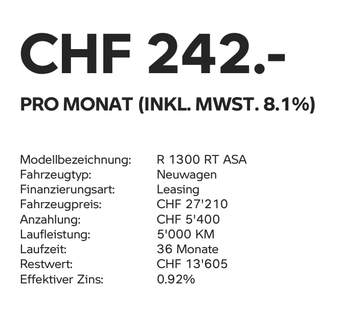 BMW R 1300 RT ASA - mit 0.9%-Leasing ab 242-/Monat möglich*-image-6