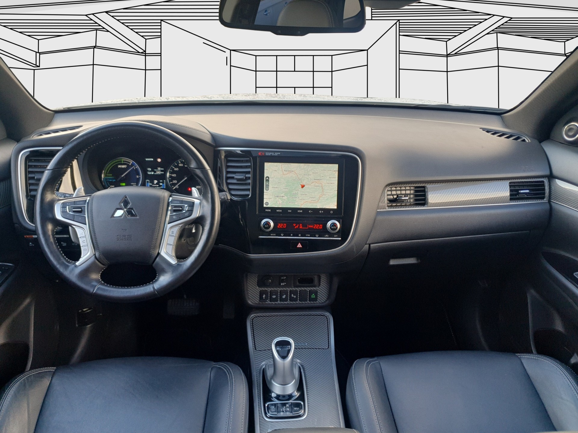 MITSUBISHI Outlander 2.4 PHEV Diamond Crochet-image-7