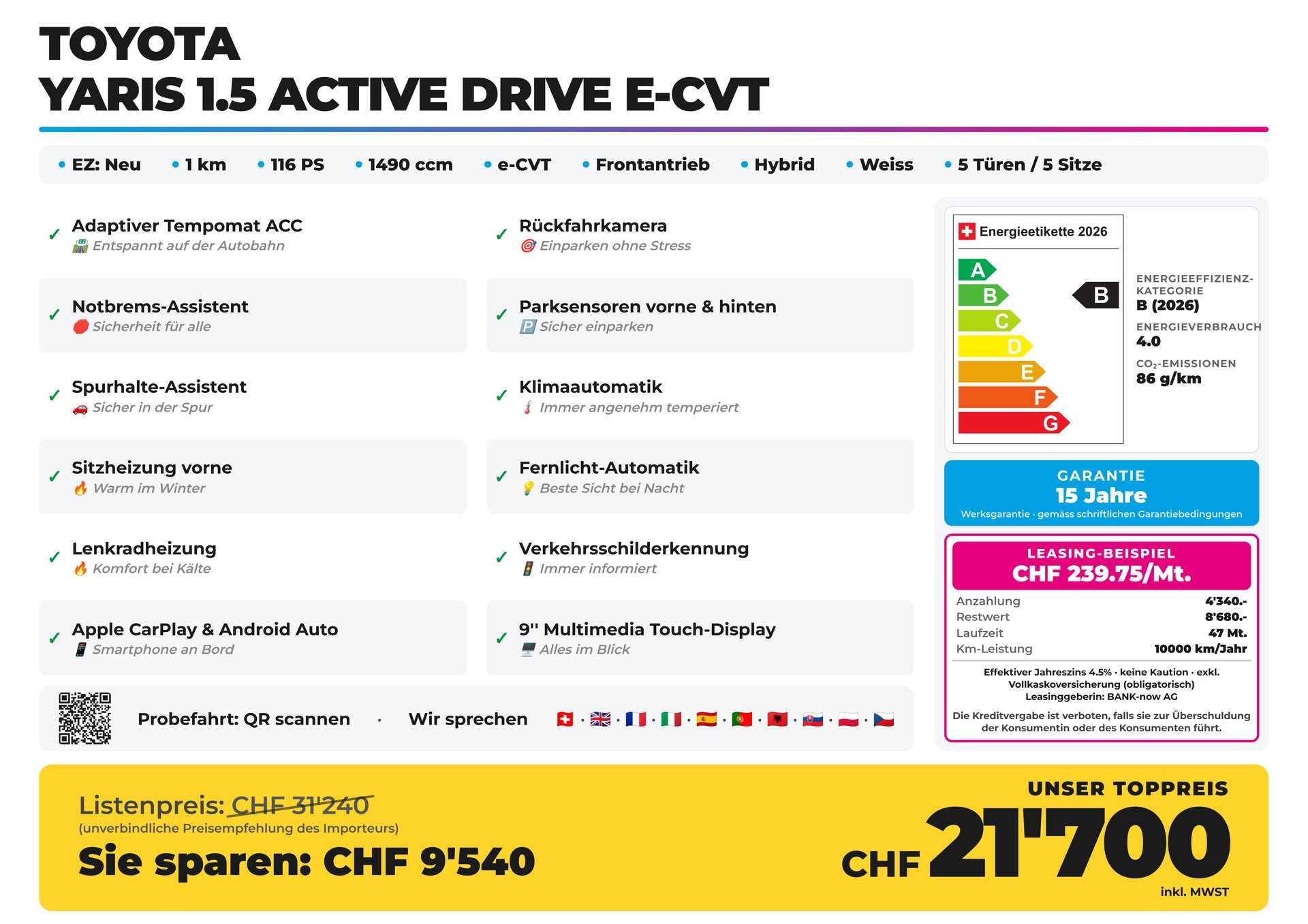 TOYOTA Yaris 1.5 Active Drive e-CVT-showroom-element-1