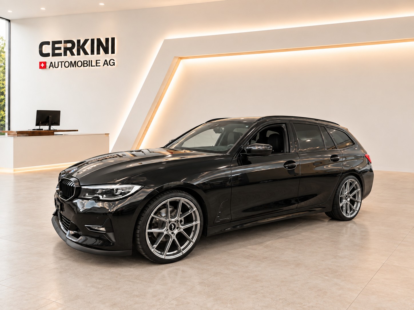 BMW 320d xDrive Touring Sport Line Steptronic *CH Fhz* JR Felgen* Rückfahrkamera* Leder * 8 Fach* Ambientenbeleuchtung* Xdrive*-image-6