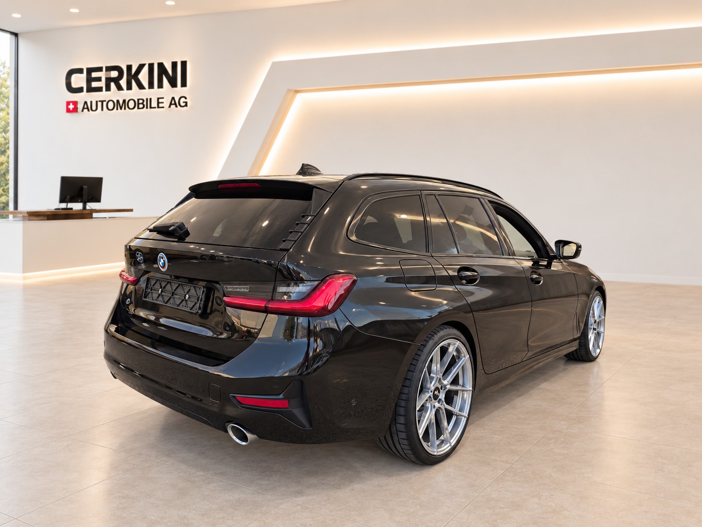 BMW 320d xDrive Touring Sport Line Steptronic *CH Fhz* JR Felgen* Rückfahrkamera* Leder * 8 Fach* Ambientenbeleuchtung* Xdrive*-image-9