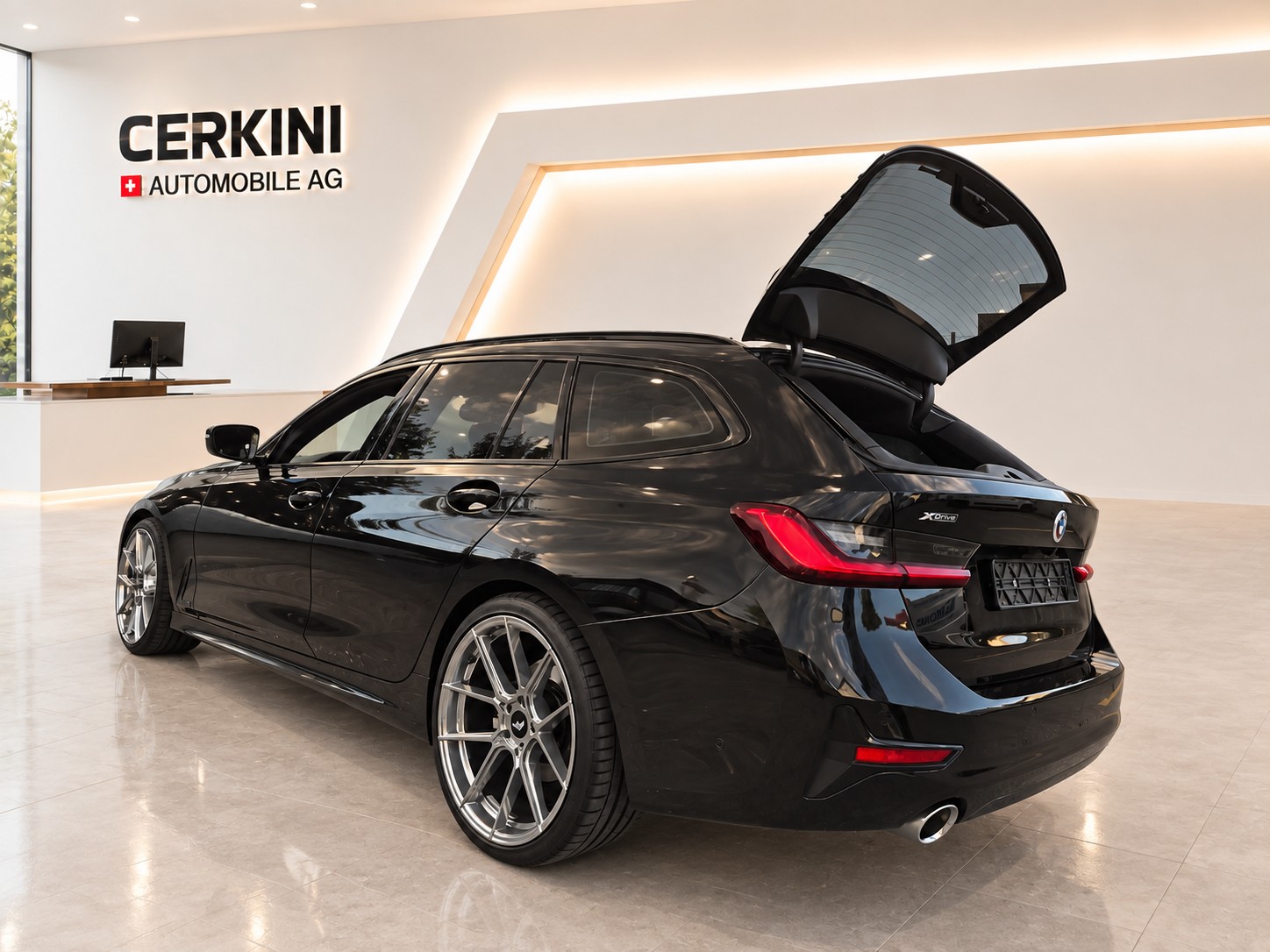 BMW 320d xDrive Touring Sport Line Steptronic *CH Fhz* JR Felgen* Rückfahrkamera* Leder * 8 Fach* Ambientenbeleuchtung* Xdrive*-image-10