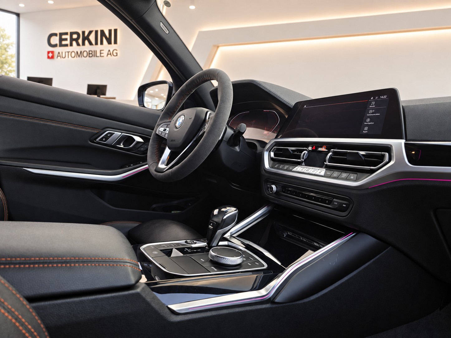 BMW 320d xDrive Touring Sport Line Steptronic *CH Fhz* JR Felgen* Rückfahrkamera* Leder * 8 Fach* Ambientenbeleuchtung* Xdrive*-image-19