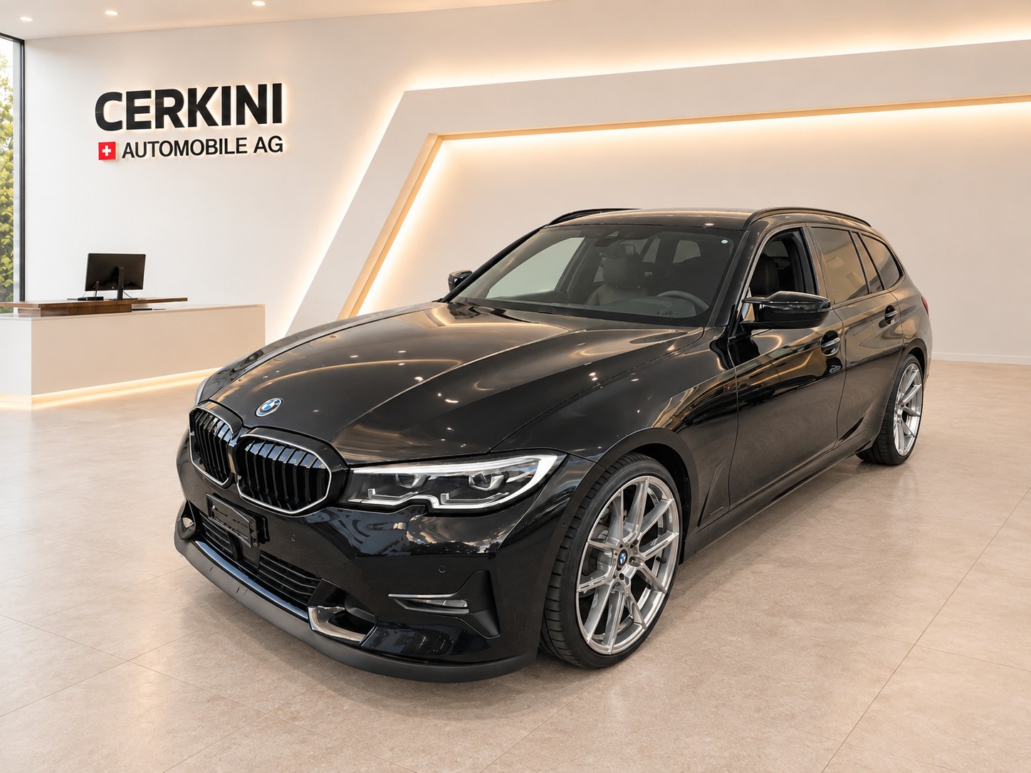 BMW 320d xDrive Touring Sport Line Steptronic *CH Fhz* JR Felgen* Rückfahrkamera* Leder * 8 Fach* Ambientenbeleuchtung* Xdrive*-image-4
