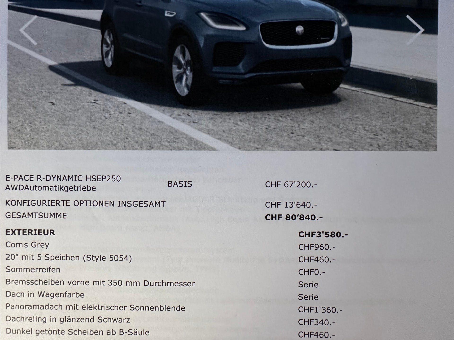 JAGUAR E-Pace 2.0 P250 R-Dynamic HSE AWD - FULL OPTIONS - Prix neuf CHF 80'840.- Aucun frais à prévoir-image-19