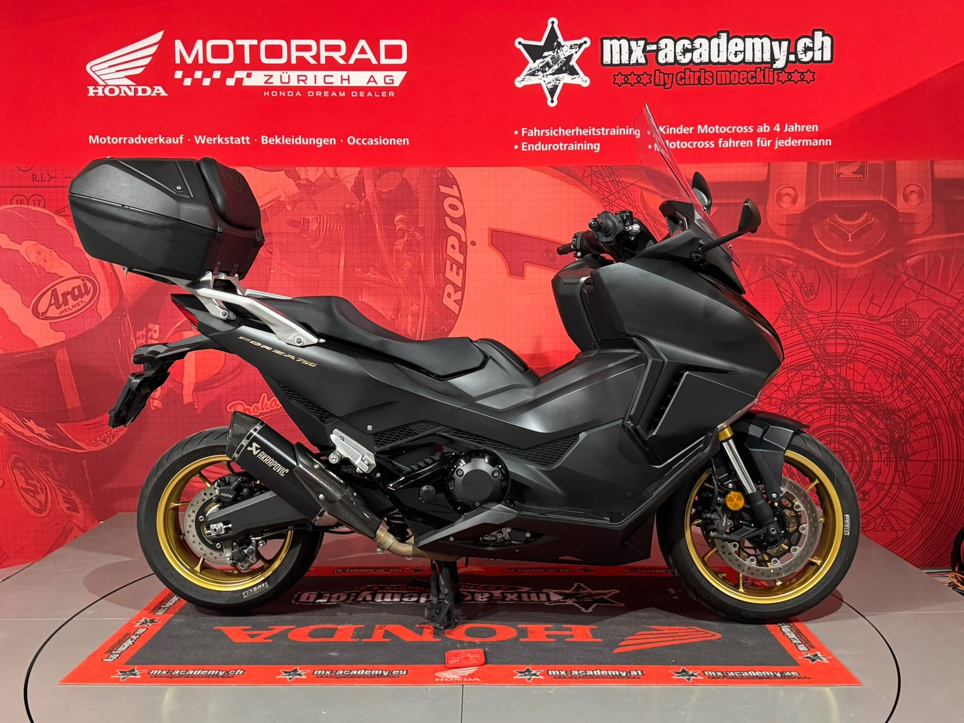 HONDA *NSS750** Topcase * Akrapovic* Nur 8800km*-image-0