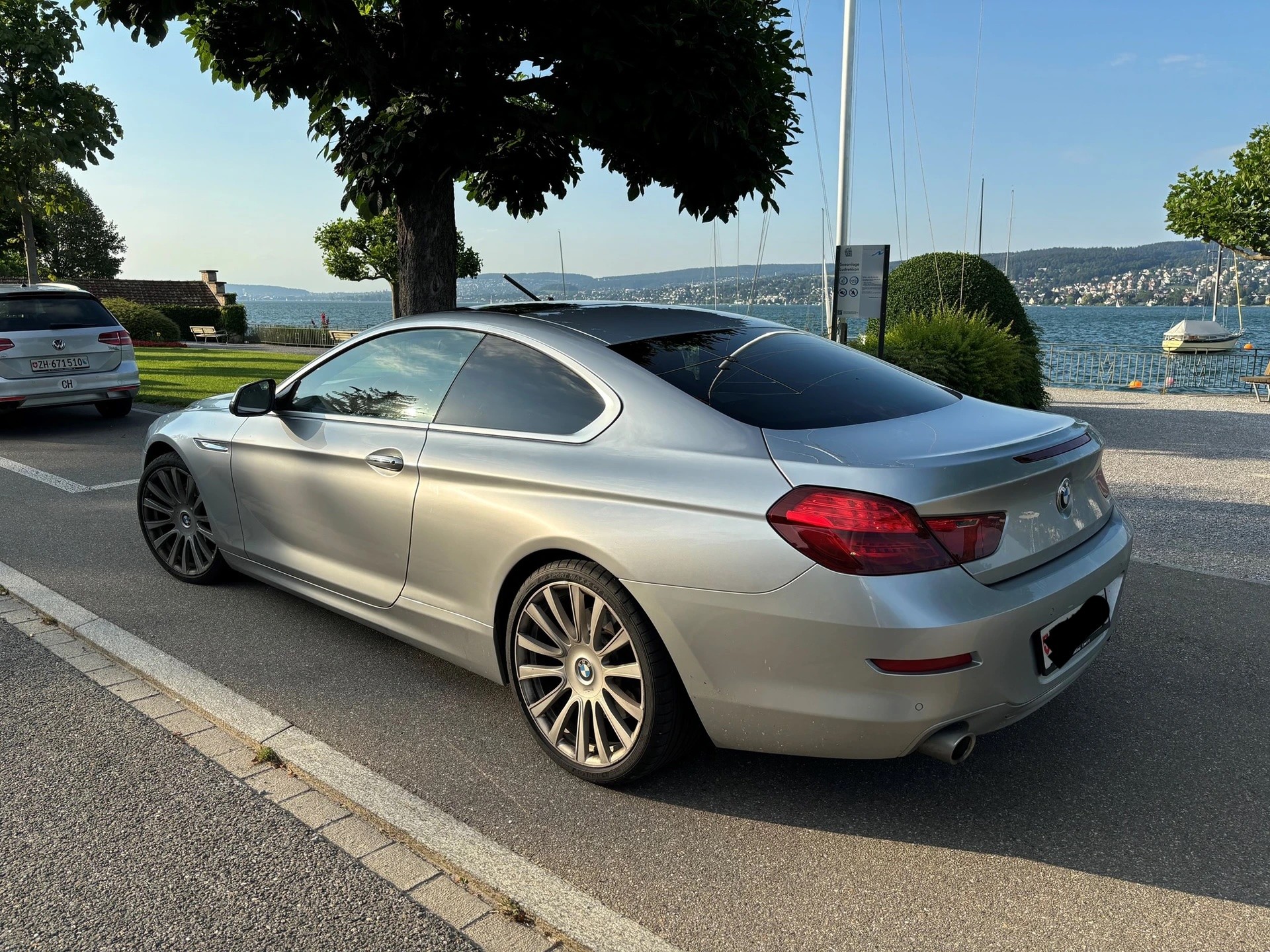 BMW BMW 640d LCI Coupé xDrive | 90’000 km | Service & MFK NEU | Euro 6 ohne AdBlue | Original Sonderlackierung Silber-image-8
