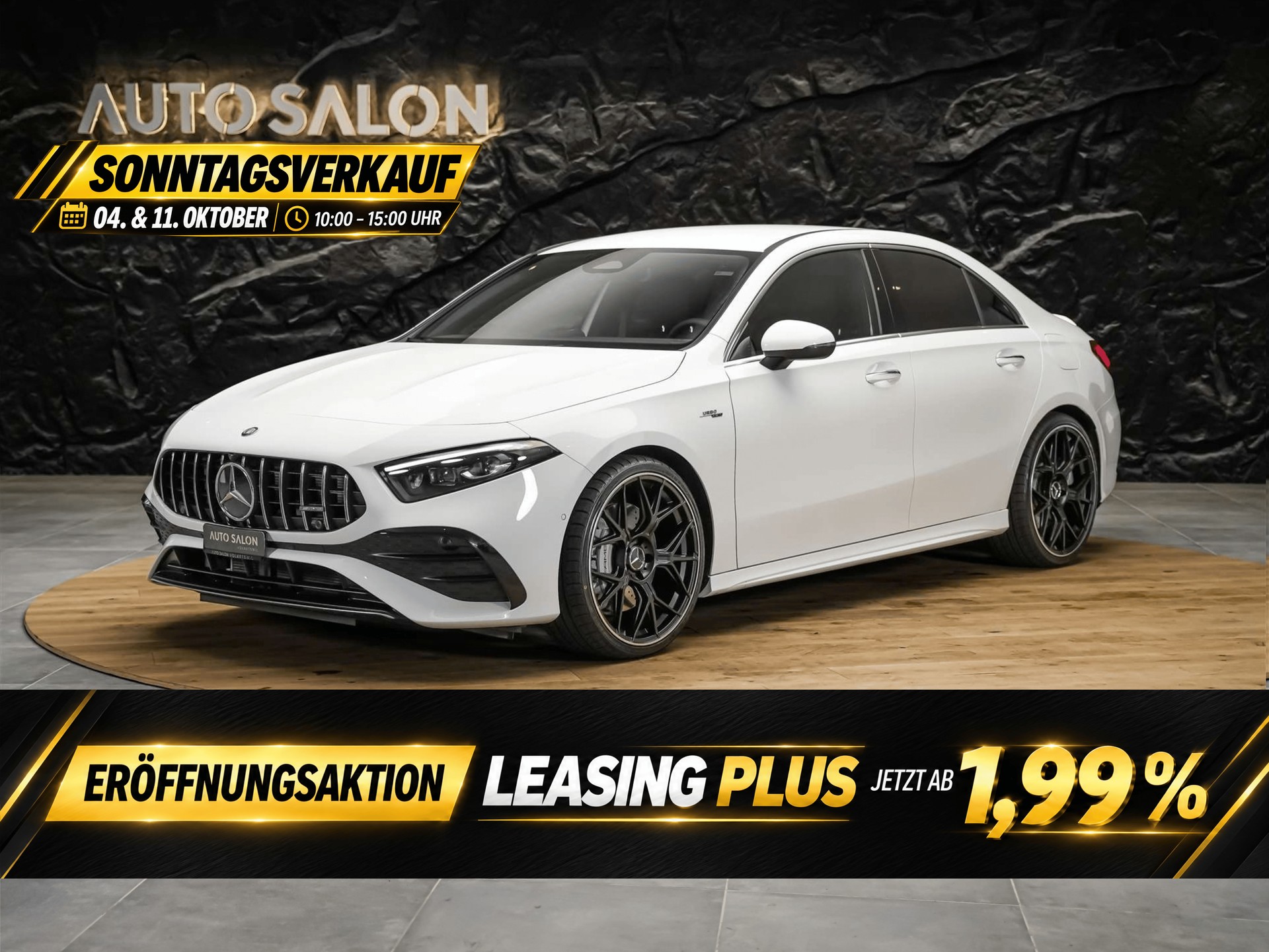 MERCEDES-BENZ A35 AMG 4Matic+ 8G-DCT*20" Felgen*Werksgarantie*Lenkradheizung*Ambientebeleuchtung*