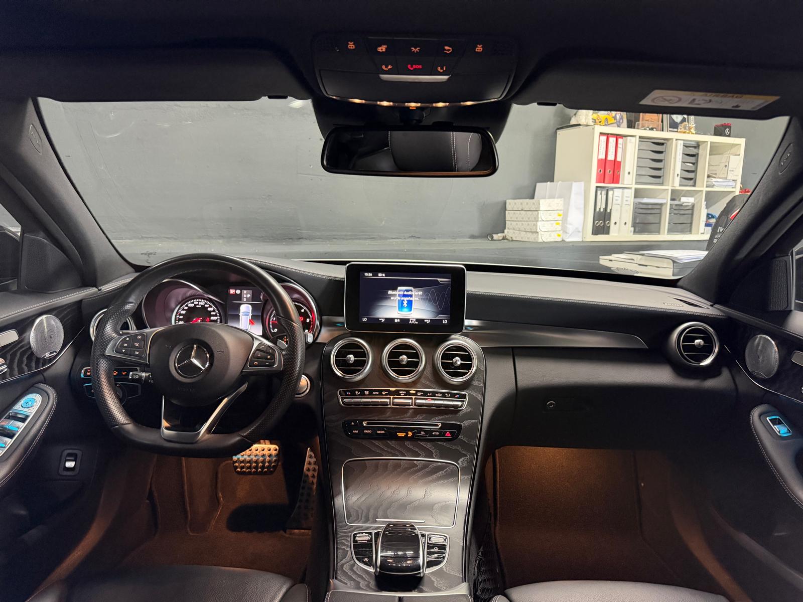 MERCEDES-BENZ C 250 d AMG (C43 AMG Bodykit) 4Matic 9G-Tronic Limited White&Black Performance-image-10