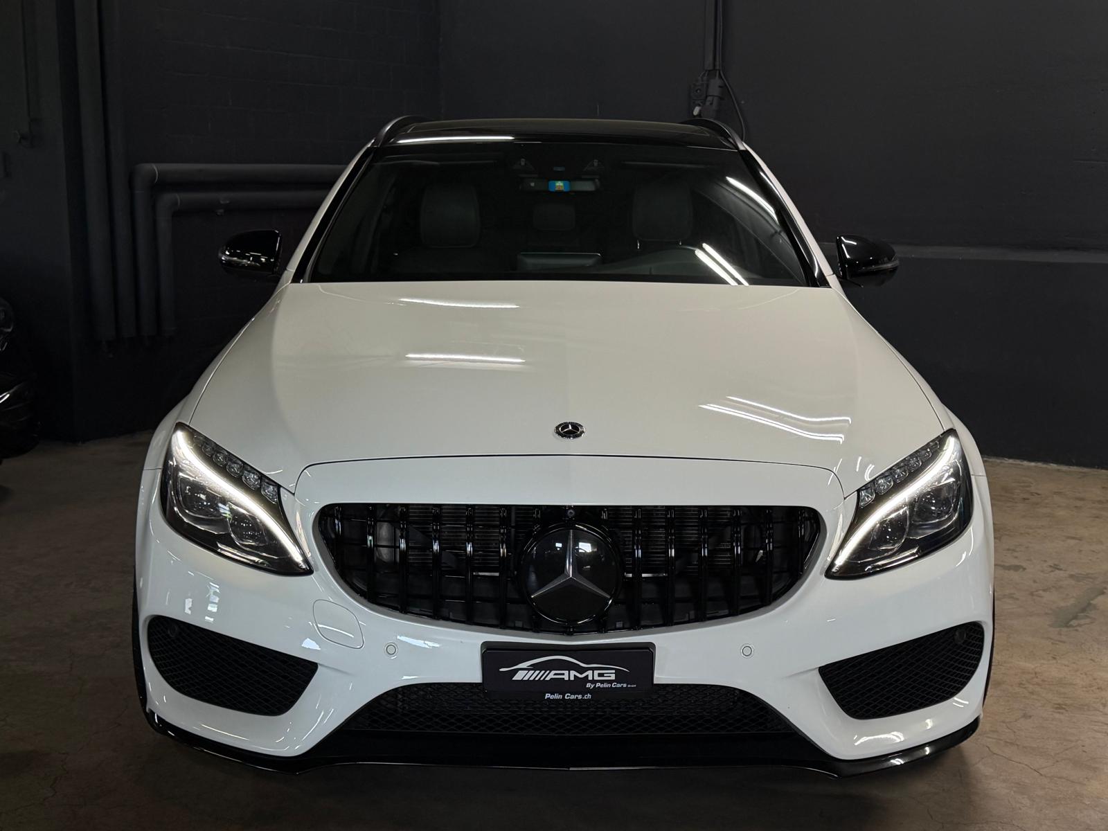 MERCEDES-BENZ C 250 d AMG (C43 AMG Bodykit) 4Matic 9G-Tronic Limited White&Black Performance-showroom-element-2