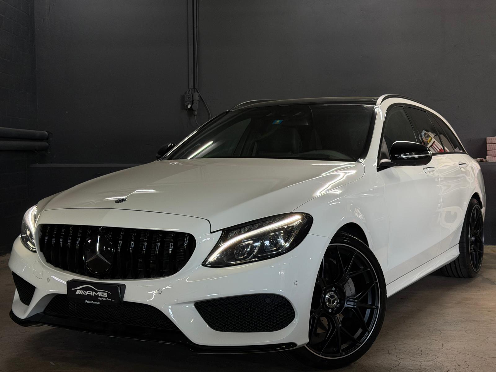 MERCEDES-BENZ C 250 d AMG (C43 AMG Bodykit) 4Matic 9G-Tronic Limited White&Black Performance
