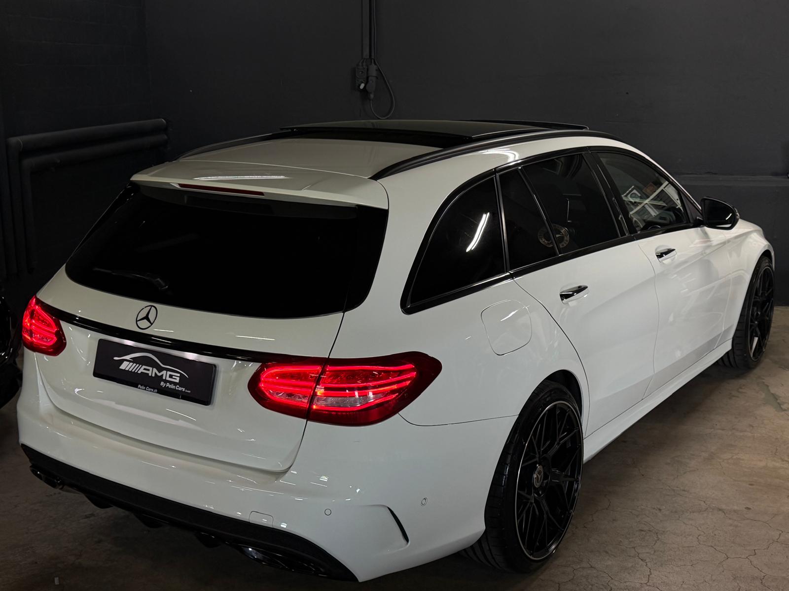 MERCEDES-BENZ C 250 d AMG (C43 AMG Bodykit) 4Matic 9G-Tronic Limited White&Black Performance-image-5