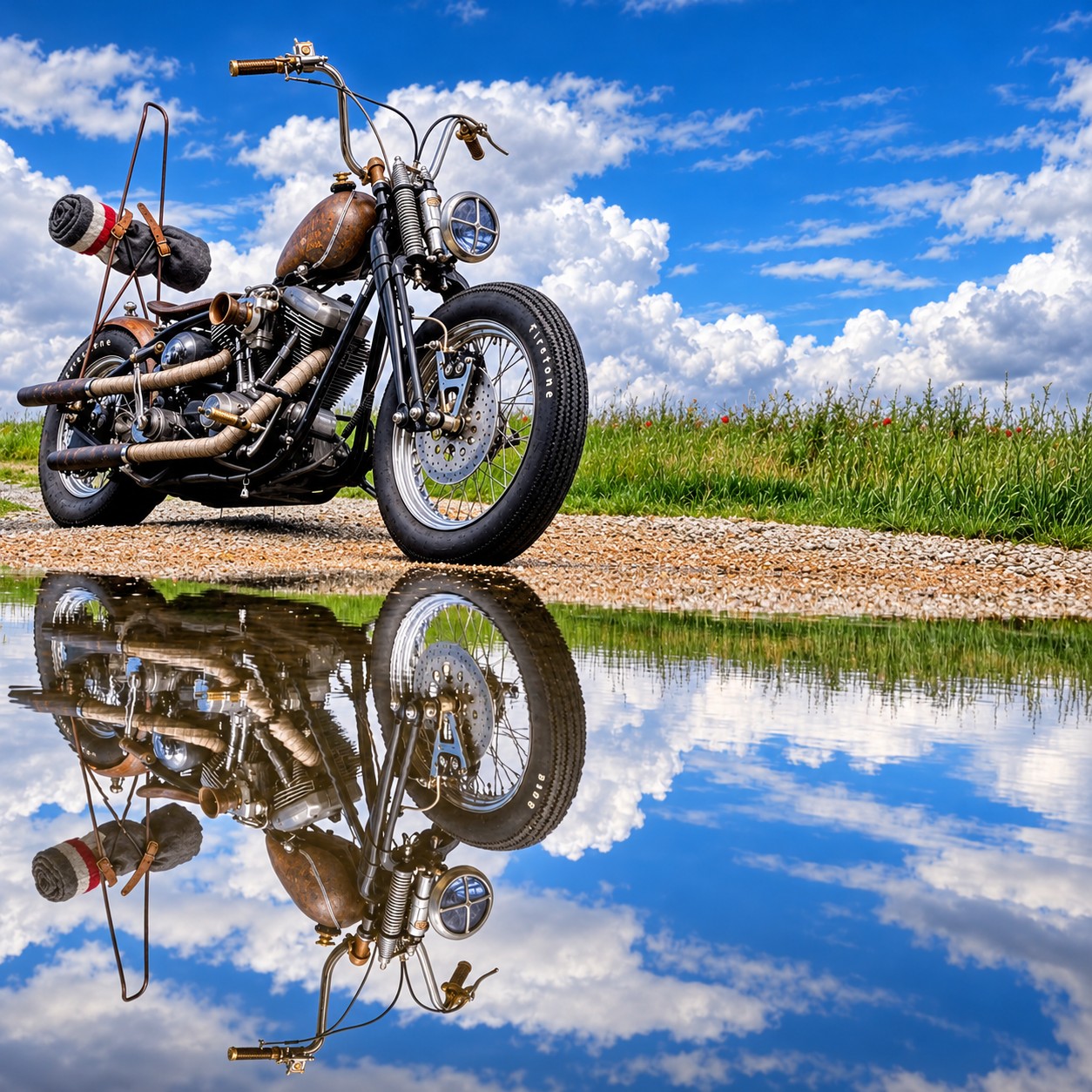 HPU HPU GCP Hurricane TC – Einzigartiger Custom Bobber / Showbike-image-0